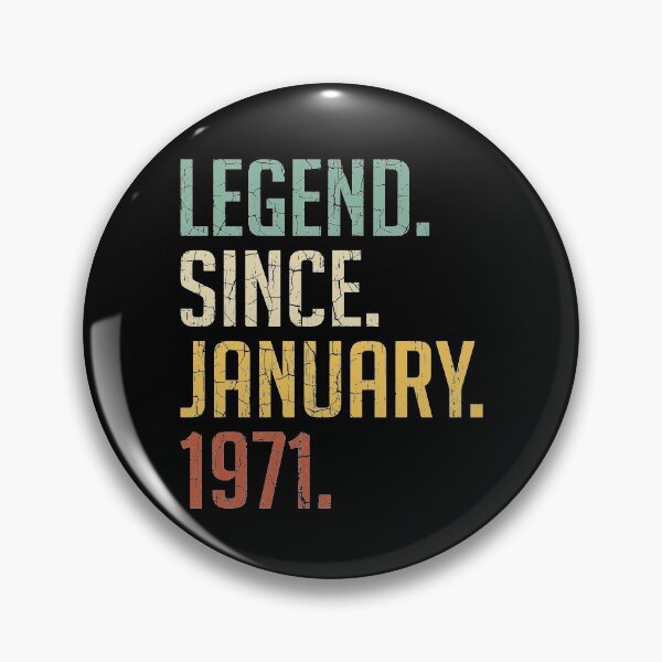 Item preview, Legend Since January 1971 50th Birthday Gift 50 Years Old Vintage January 1971 designed and sold by Takatv.