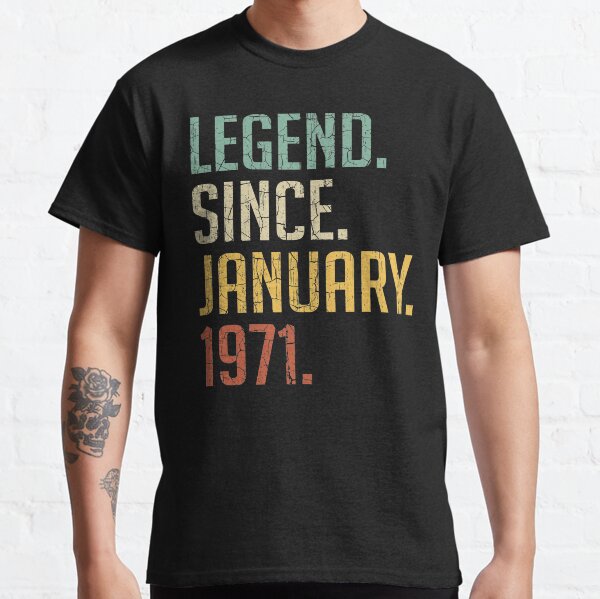 50 year Old Legendary Biker Vintage motorcycle mens t-shirt 50th birthday gift