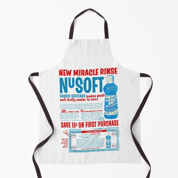 Item preview, MIRACLE RINSE FABRIC SOFTENER! - NUSOFT ADVERT designed and sold by ThrowbackAds.