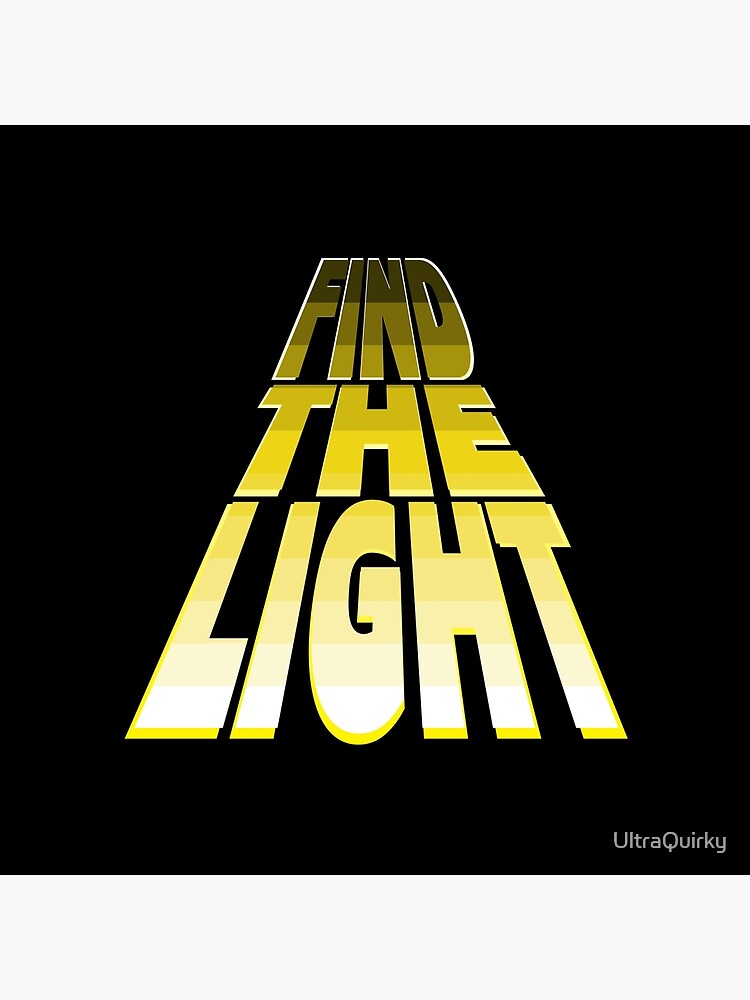 Find the Light - Yellow. by UltraQuirky
