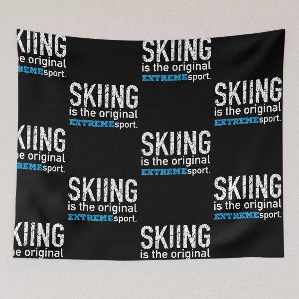 Item preview, skiier retro saying - provocation  designed and sold by pirminio.