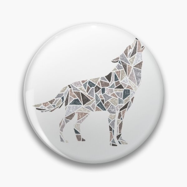 Item preview, Geometric wolf designed and sold by Irene Rodríguez López.