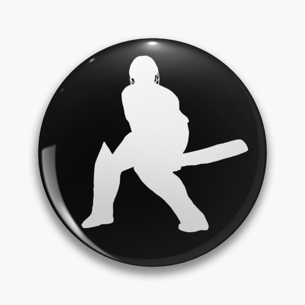 Item preview, Batsman Silhouette IV designed and sold by crickettees.