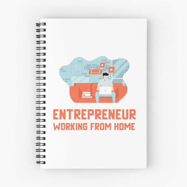 Artikelvorschau, Unternehmer, der von zu Hause aus arbeitet entworfen und verkauft von HappyFunnyTees.