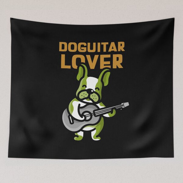 Item preview, Doguitar Lover, Moss Green Dog designed and sold by boisebug.