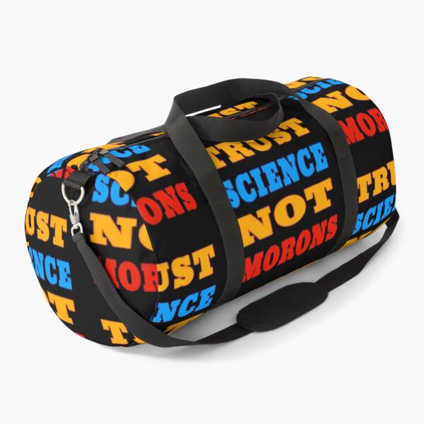 Item preview, TRUST SCIENCE NOT MORONS BLUE AND RED designed and sold by ButterflyX.