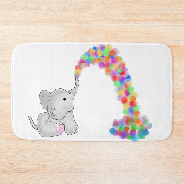 Item preview, Elephant spitting Rainbow Water designed and sold by Katy Briant.