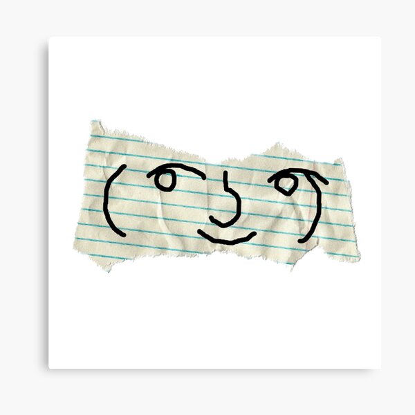 Lenny Face Canvas Prints | Redbubble