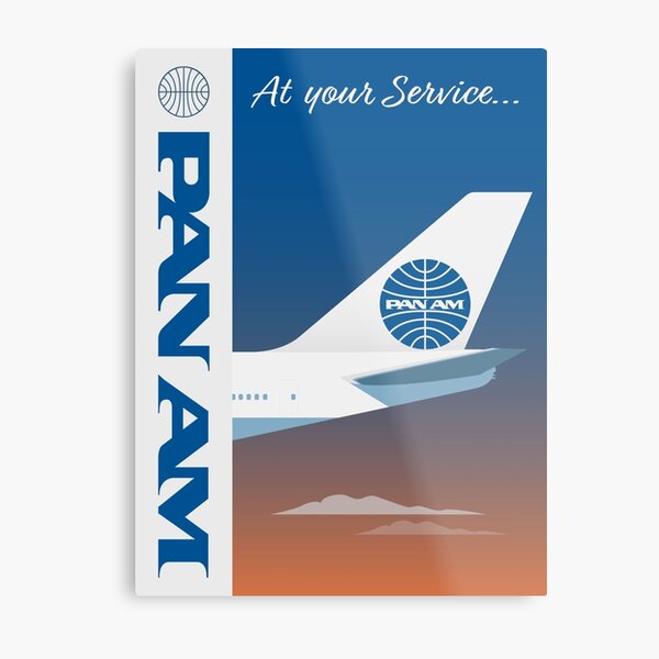 Pan American World Airways design Metal Print