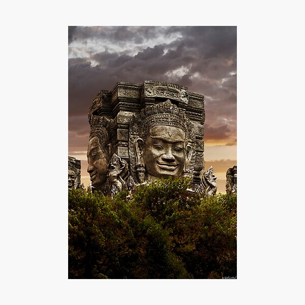 Item preview, Angkor Faces designed and sold by Weston  Westmoreland.