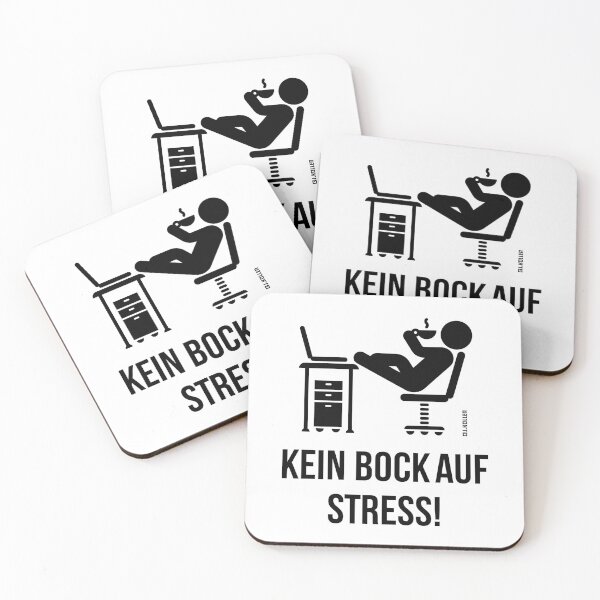 Item preview, Don't feel like stress! (Office / Work / Stress Free / Black) designed and sold by Roderix.