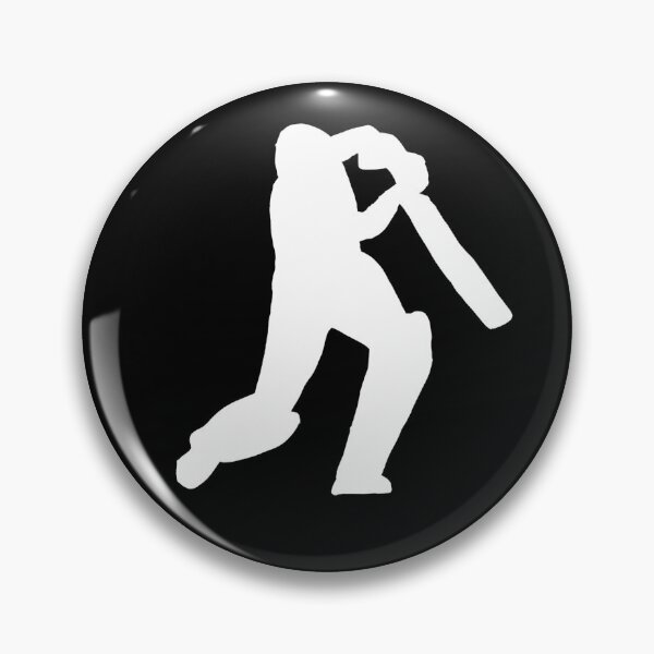 Item preview, Batsman Silhouette V designed and sold by crickettees.