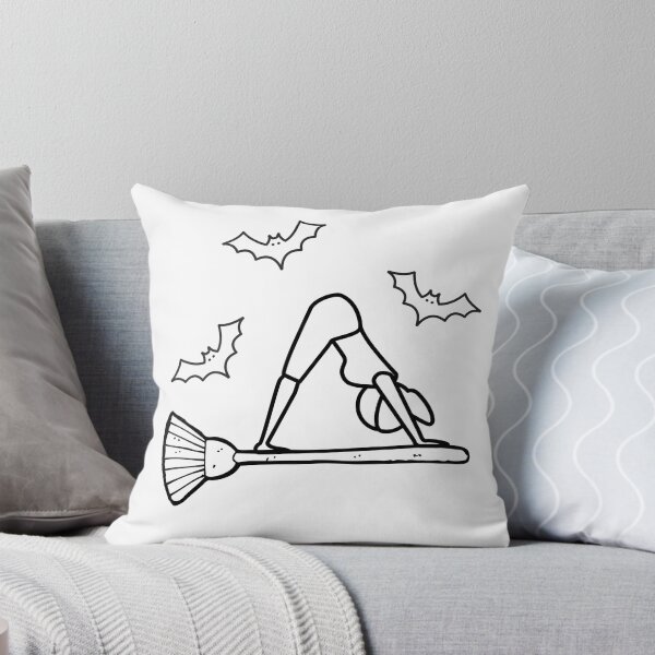 Item preview, Yoga Halloween Witch Downward-Facing Dog pose designed and sold by OlgaZhu.