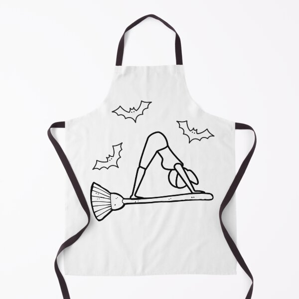 Item preview, Yoga Halloween Witch Downward-Facing Dog pose designed and sold by OlgaZhu.