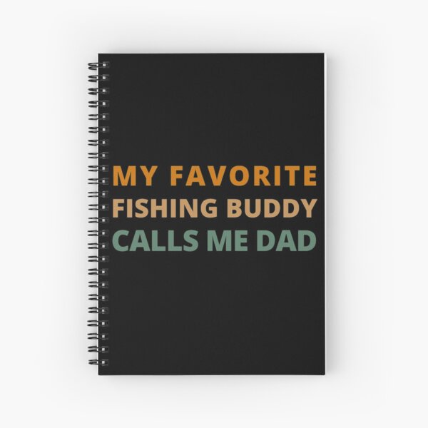 Download My Favorite Fishing Buddy Calls Me Dad Stationery | Redbubble