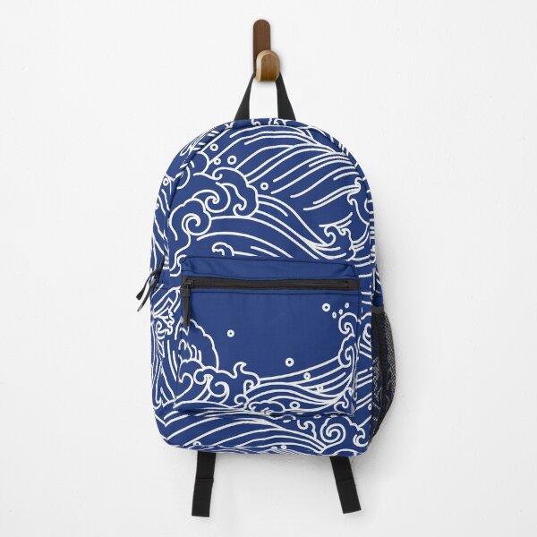 Item preview, Beautiful Blue Ocean Waves designed and sold by Vector Scout Lab.