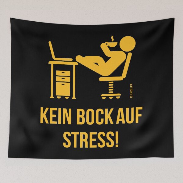 Item preview, Don't feel like stress! (Office / Work / Stress Free / Gold) designed and sold by Roderix.