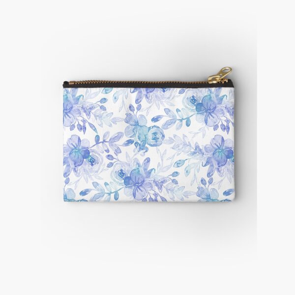 Item preview, Simple Soft Watercolor Chintz in Pastel Purple and Blue  designed and sold by Perrin Le Feuvre.