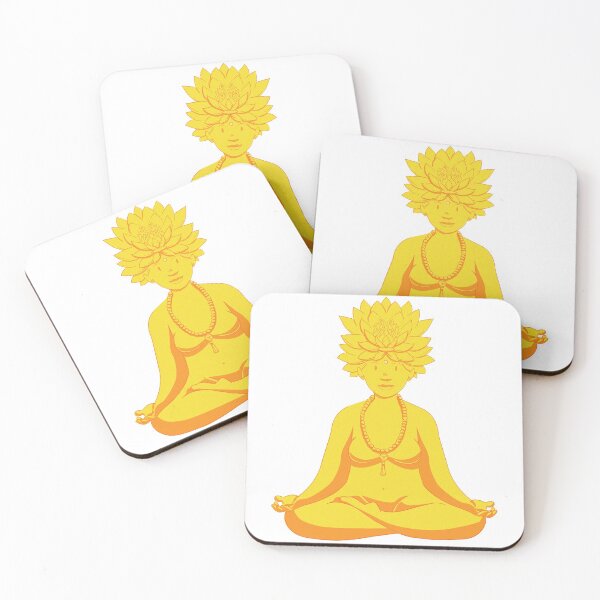 Artikelvorschau, Beleuchtete Lotus Yoga Asana Zen Meditation entworfen und verkauft von Ilustra Ideia.