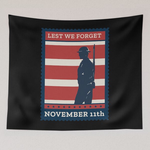 Item preview, Lest We Forget November 11th designed and sold by vibrantyy.