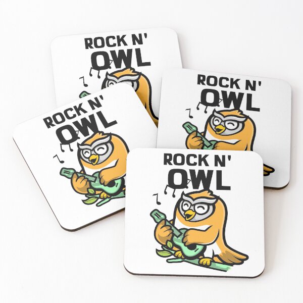 Item preview, Rock N' Owl, Mud Yellow Owl designed and sold by boisebug.