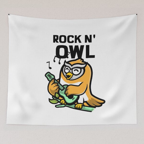 Item preview, Rock N' Owl, Mud Yellow Owl designed and sold by boisebug.