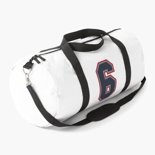 Item preview, 6 Navy Grey Red Sports Number Six designed and sold by HelloFromAja.