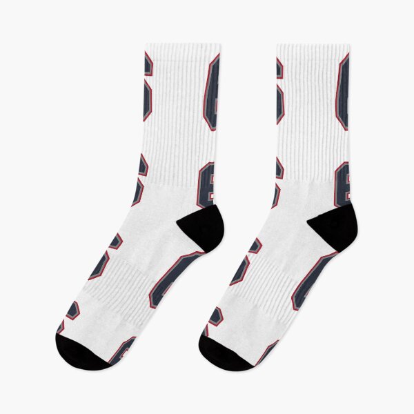 Artikelvorschau, 6 Navy Grey Red Sports Nummer Sechs entworfen und verkauft von HelloFromAja.