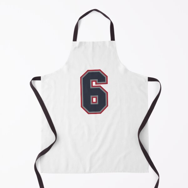 Item preview, 6 Navy Grey Red Sports Number Six designed and sold by HelloFromAja.
