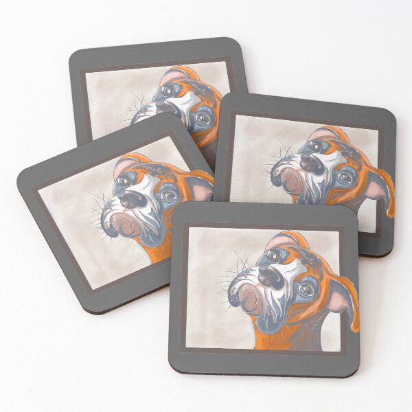 Item preview, Boxer Dog, sweet eyes drawing designed and sold by DebbieJoyArt.
