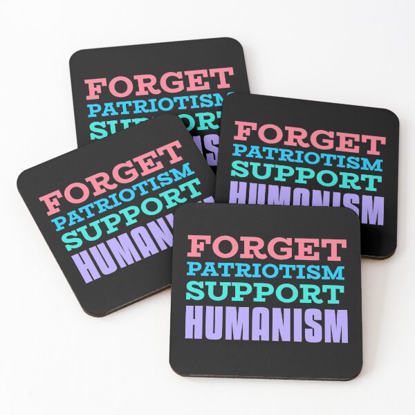 Item preview, Forget Patriotism Support Humanism designed and sold by Zoranzi.