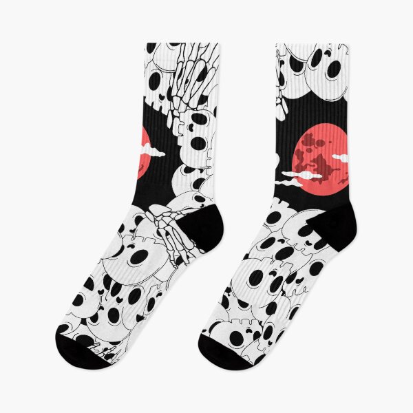Item preview, red moon - skeleton  halloween pattern designed and sold by bas19101.