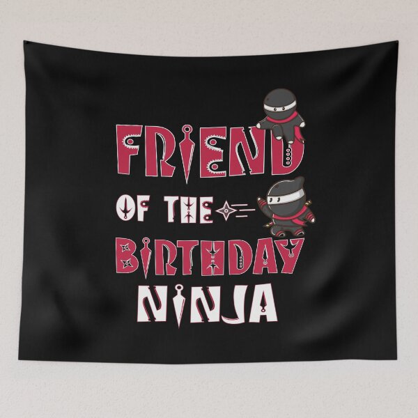 Item preview, Friend Of The Birthday Ninja Boy And Girl B-day Party product designed and sold by Grabitees.