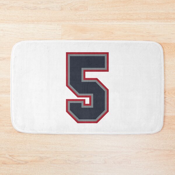 Item preview, 5 Navy Grey Red Sports Number Five designed and sold by HelloFromAja.