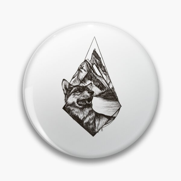 Item preview, Wolf in Alpin Mountains designed and sold by camarocaro.