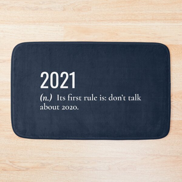 Item preview, 2021 First Rule Don't Talk About 2020 White designed and sold by Sour Soul.