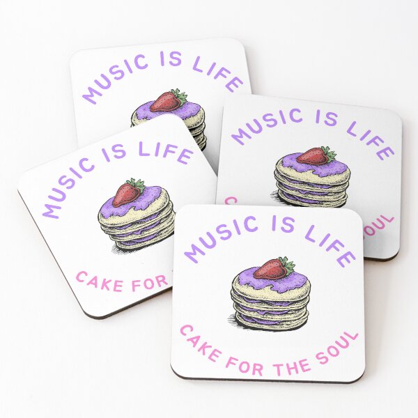 Item preview, Music is Life, Cake for the Soul designed and sold by boisebug.