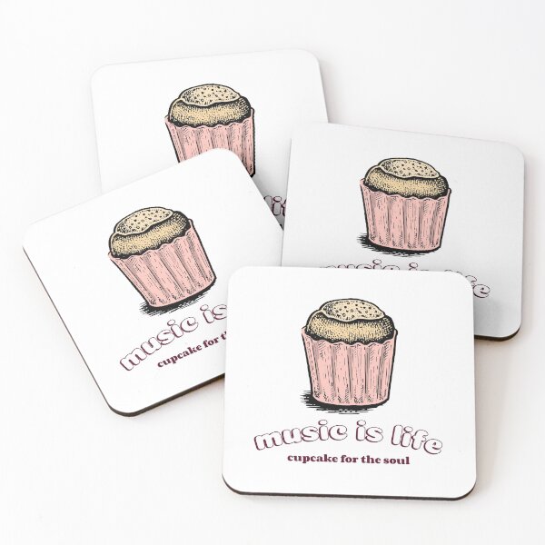Item preview, Music is Life, Cupcake for the Soul designed and sold by boisebug.