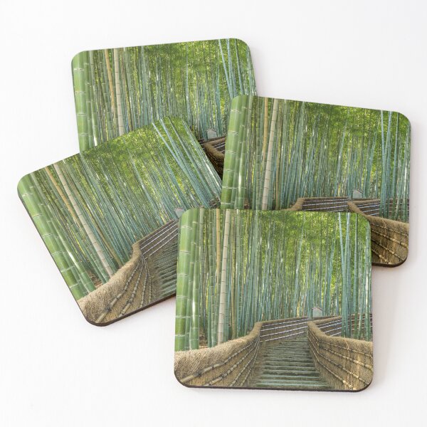 Item preview, Steps Through Bamboo Forest, Adashino Nembutsu-ji Temple, Arashiyama, Kyoto, Japan designed and sold by Tom Mackie.