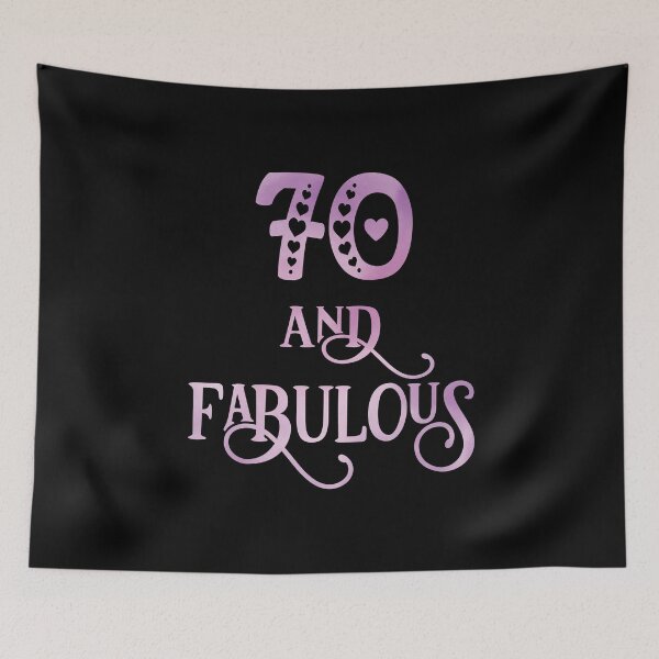 Item preview, Women 70 Years Old And Fabulous 70th Birthday Party print designed and sold by Grabitees.