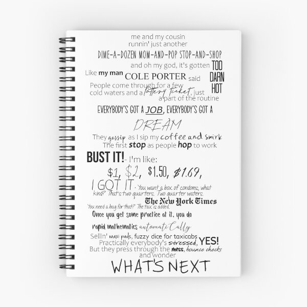 Item preview, IN THE HEIGHTS MUSICAL LYRIC designed and sold by fandoms33.