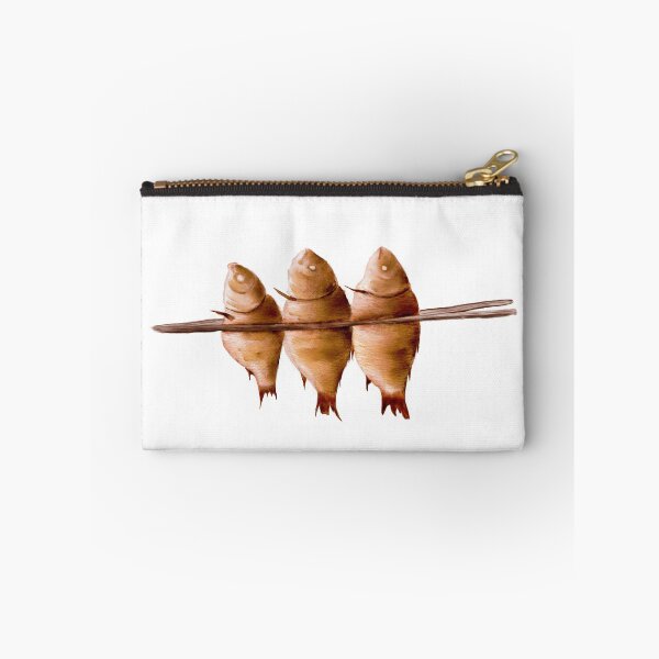 Item preview, Watercolor Illustration of Chinese Cuisine - Grilled Rice Carp | 烤禾花鲤 designed and sold by iswenyi.