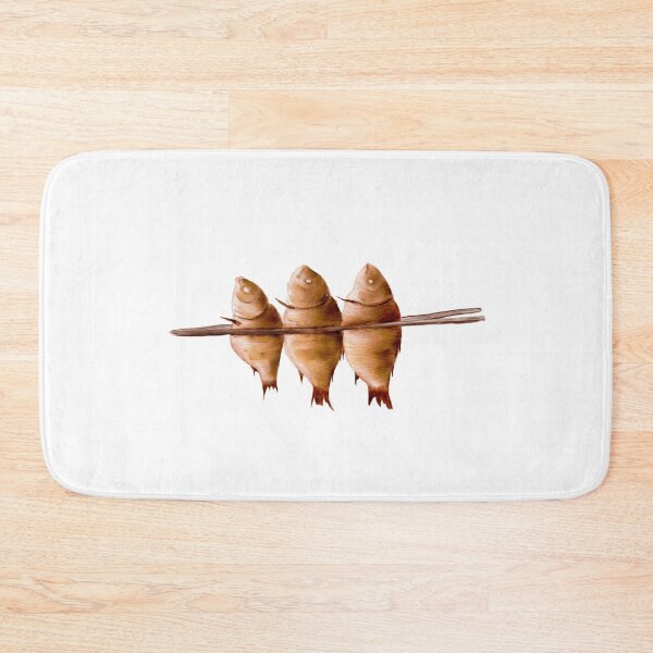 Item preview, Watercolor Illustration of Chinese Cuisine - Grilled Rice Carp | 烤禾花鲤 designed and sold by iswenyi.