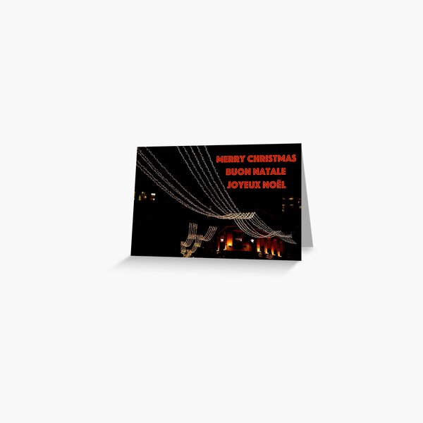 Christmas Card Greeting Card