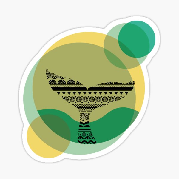 whale tail Sticker
