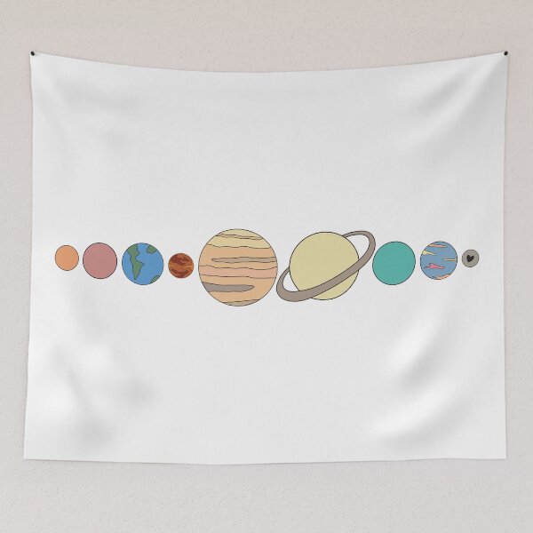 Item preview, Cute colorful planets  designed and sold by lilvisionaries.