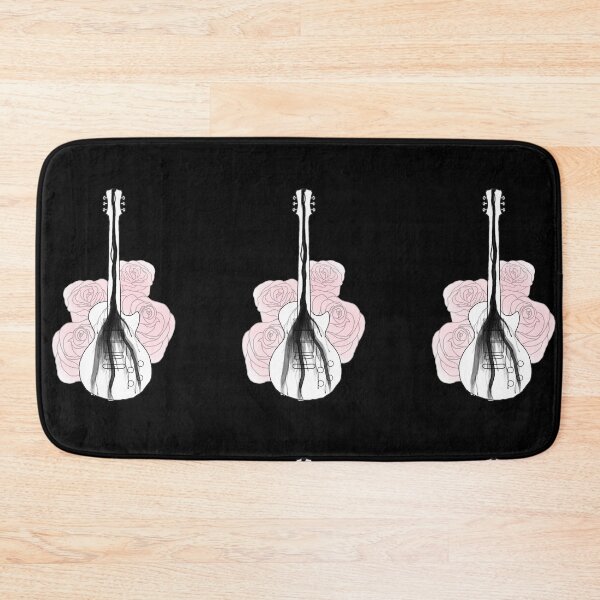 Item preview, Ink Guitar with roses designed and sold by Lucy-Georgia.