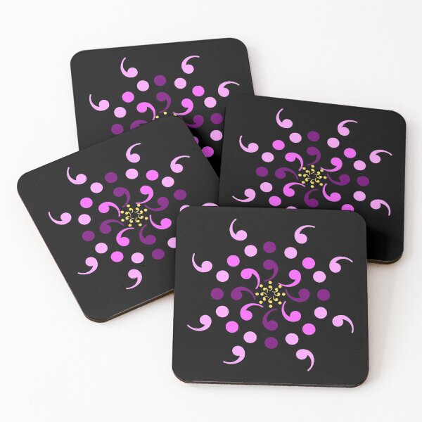 Item preview, Mental Health Matters Semi Colon Flower Affirmation on Black designed and sold by CottoVerdi.