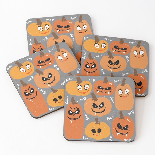 Item preview, HALLOWEEN PUMPKIN - GRAY designed and sold by PrachiManerikar.