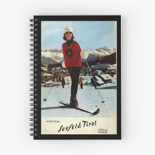 Item preview, Seefeld Tirol retro poster designed and sold by CorasPosters.